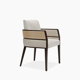 Caspian Carver Dining Chair | Rattan