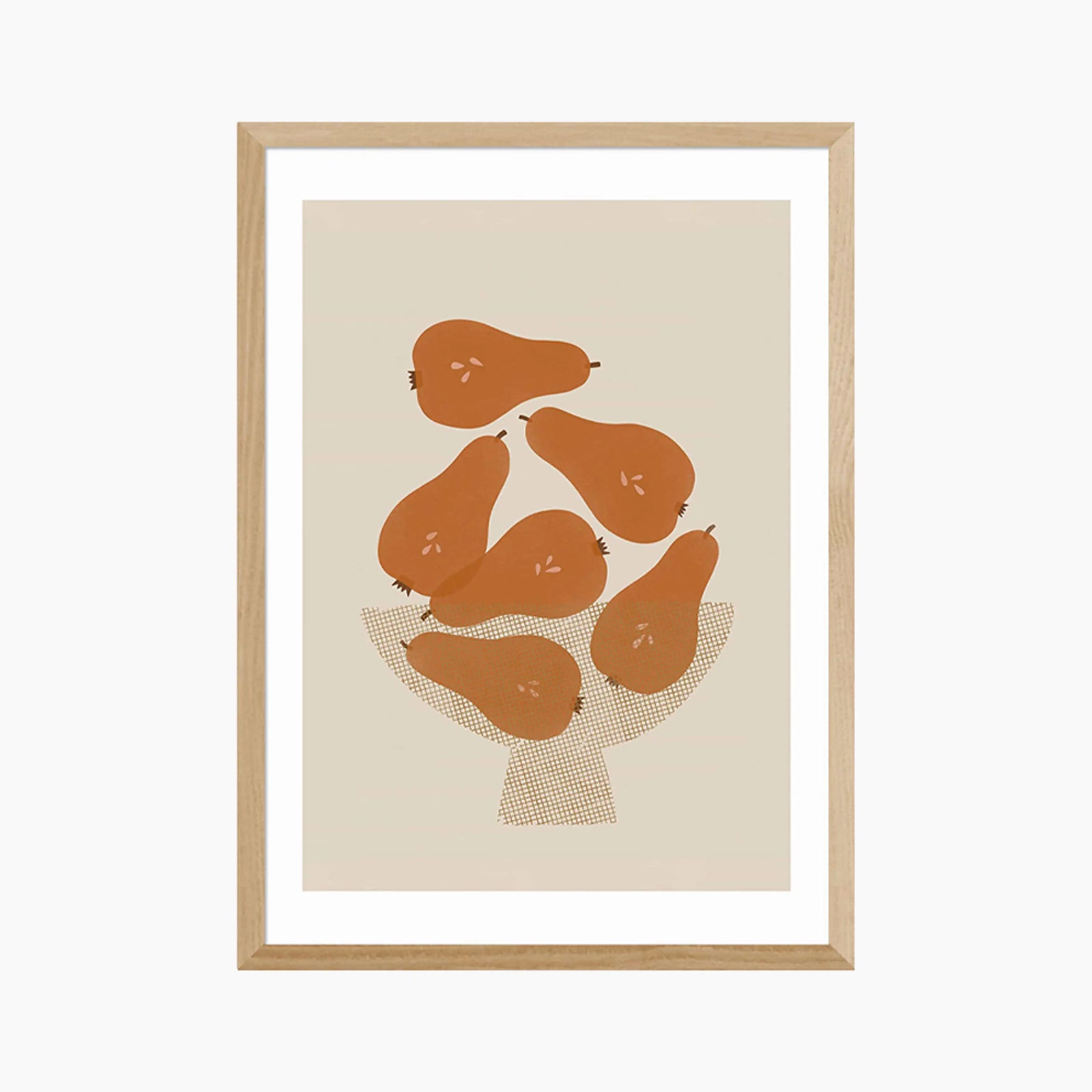 A Bunch of Pears Bowl Graphic Print