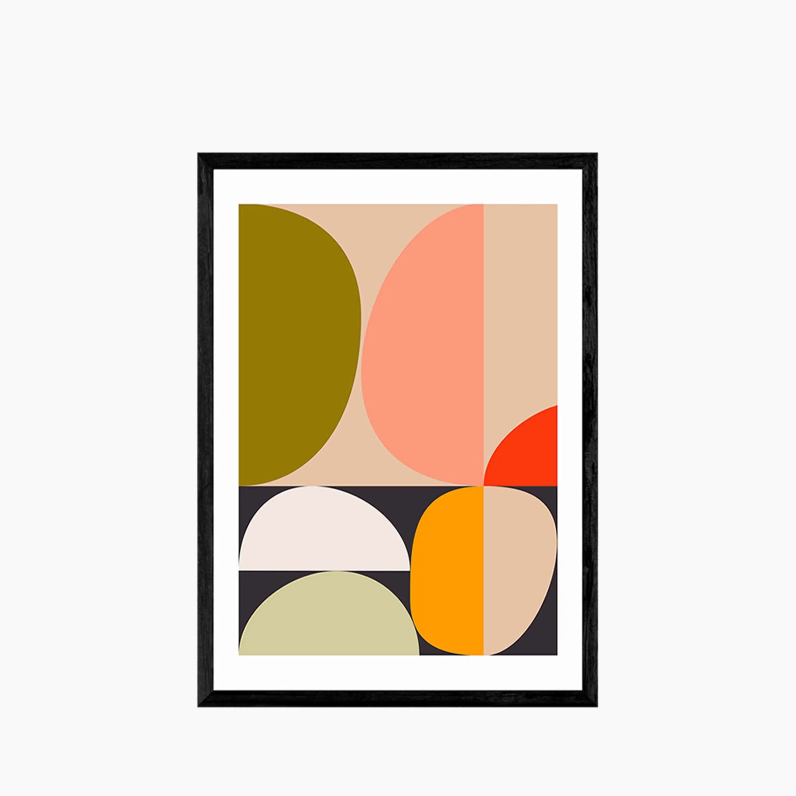 Mid Century By Halves Graphic Print