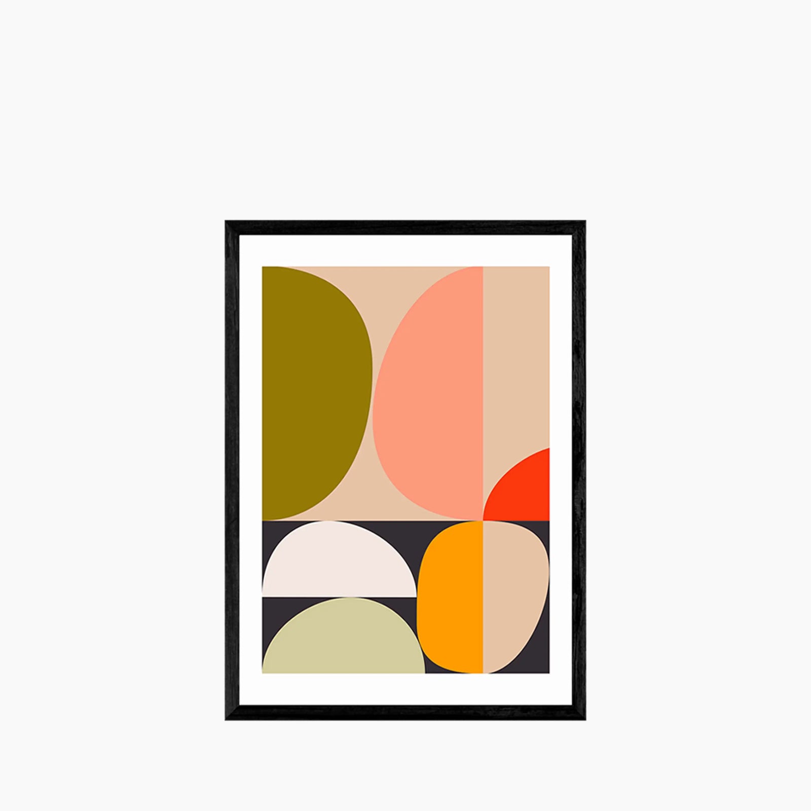 Mid Century By Halves Graphic Print
