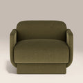 Connick Armchair | Moss Green Sustainable Mohair Velvet