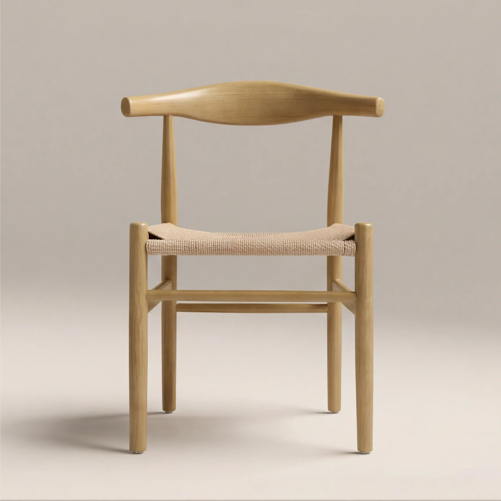 Aalborg Wooden Dining Chair | Natural Weave & Oak