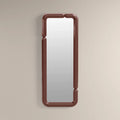 Alana Rectangle Full Length Mirror, 160 x 60 cm |  High Gloss Burgundy