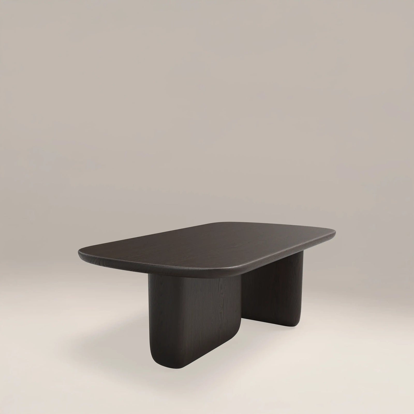 Aliza Rectangle Wooden Coffee Table | Dark Walnut