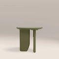 Aliza Round Side Table | High Gloss Clay Green