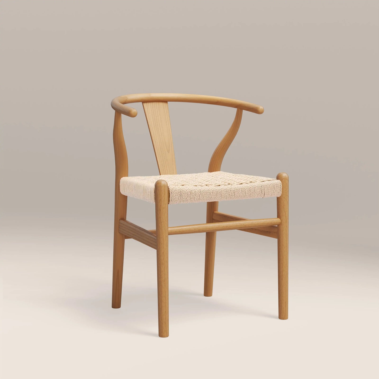 Bjorn Wooden Dining Chair | Natural Weave & Oak