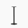 Vale Small Round Bar Table Base | Black