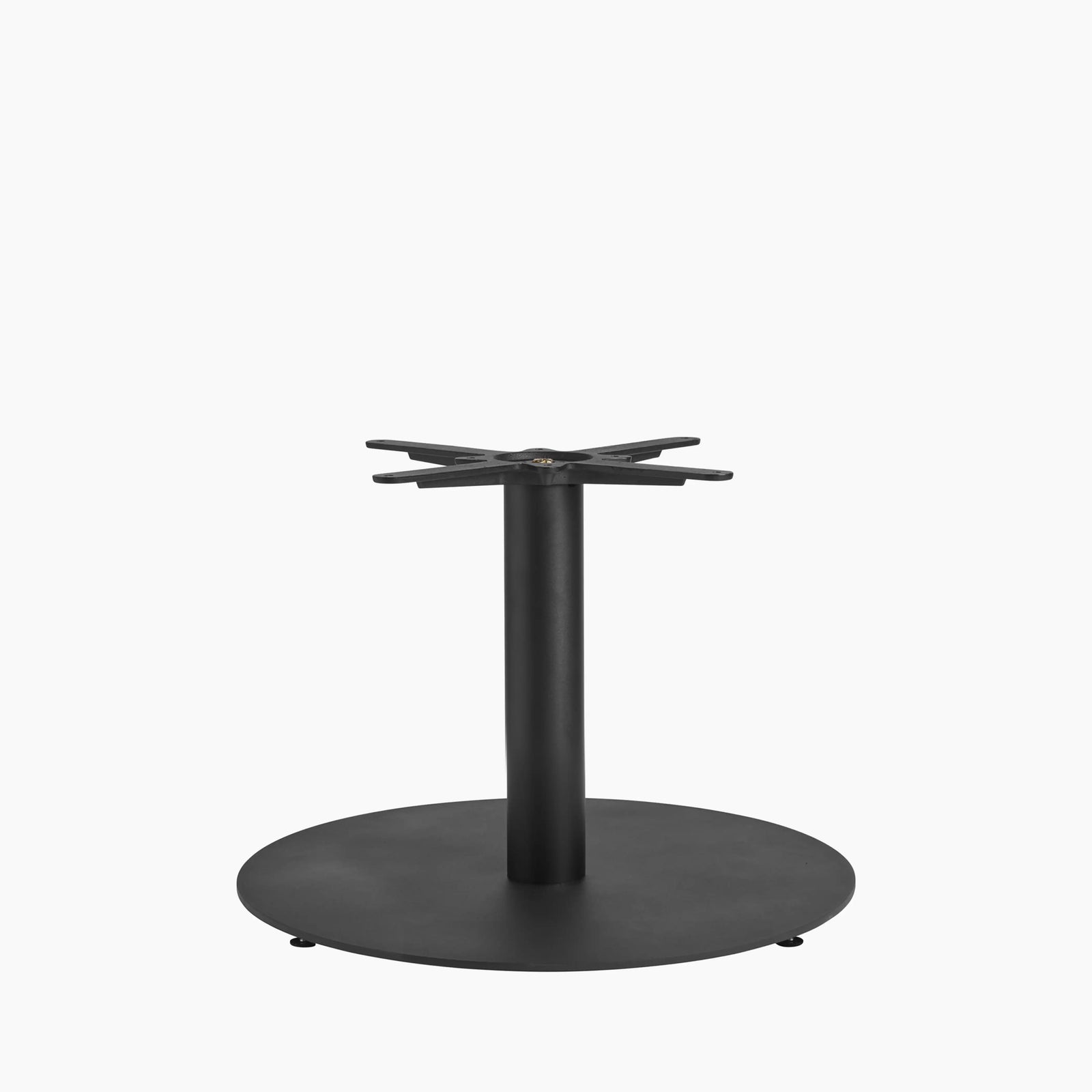 Vale Large Round Coffee Table Base | Black