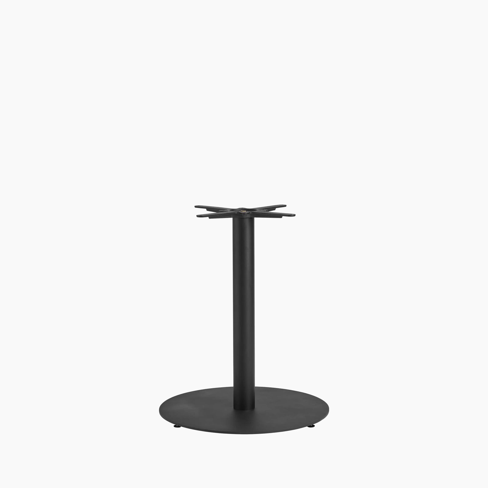 Vale Large Round Dining Table Base | Black