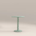 Jairo Round Side Table | High Gloss Mint Green