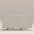 Mina 3 Door Sideboard | High Gloss Latte