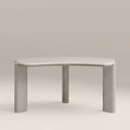 Maxton Desk | High Gloss Latte