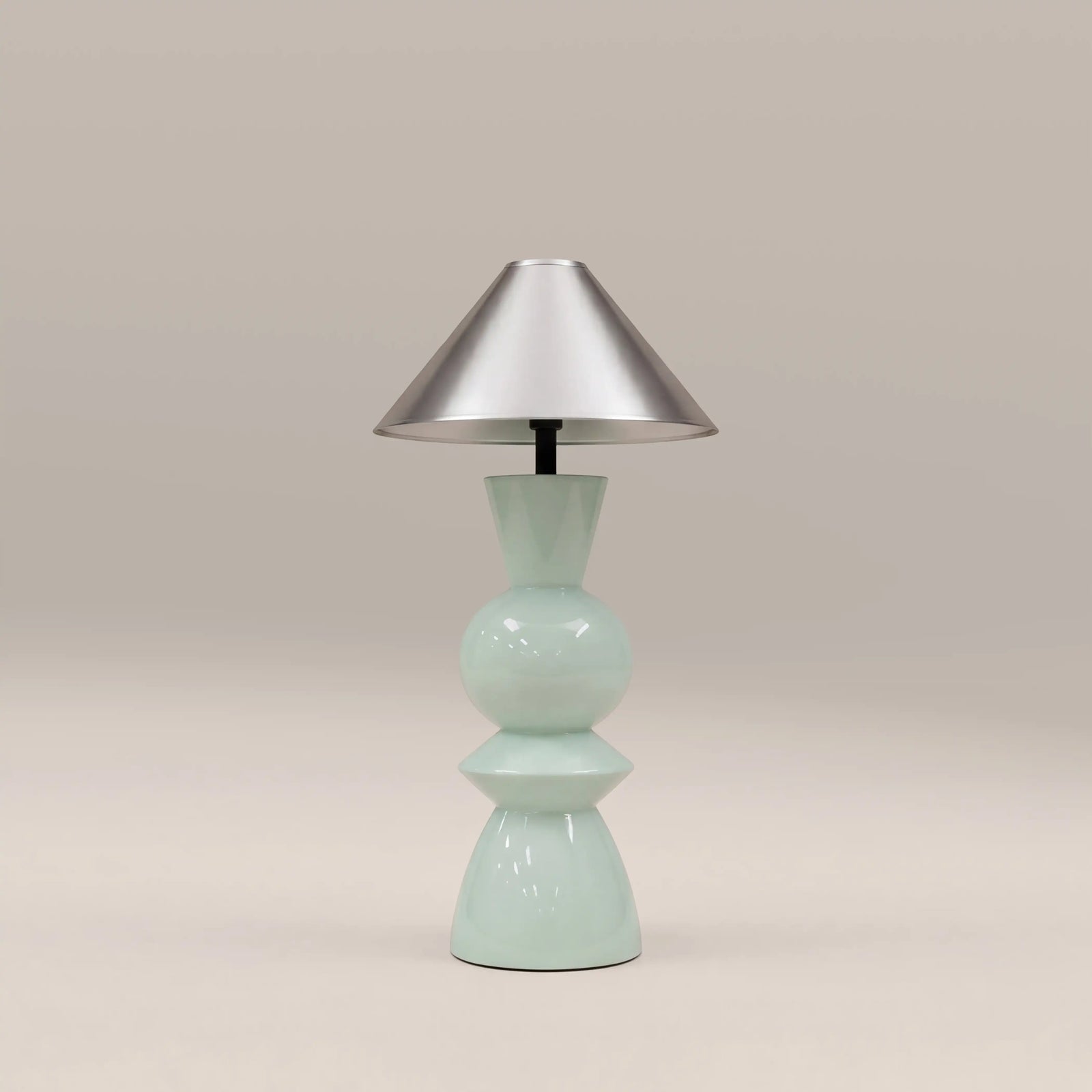 Perrie Table Lamp | High Gloss Mint Green