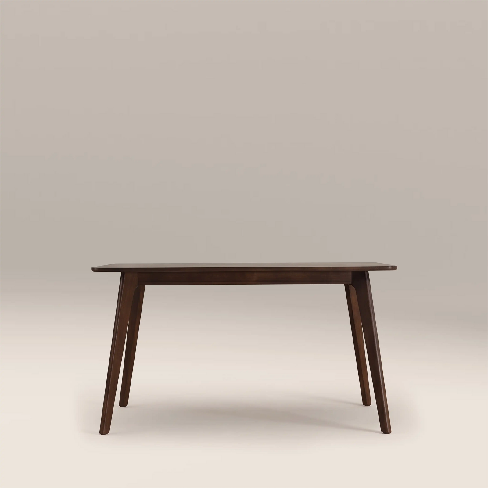 Landon 4 Seat Rectangle Wooden Dining Table | Walnut