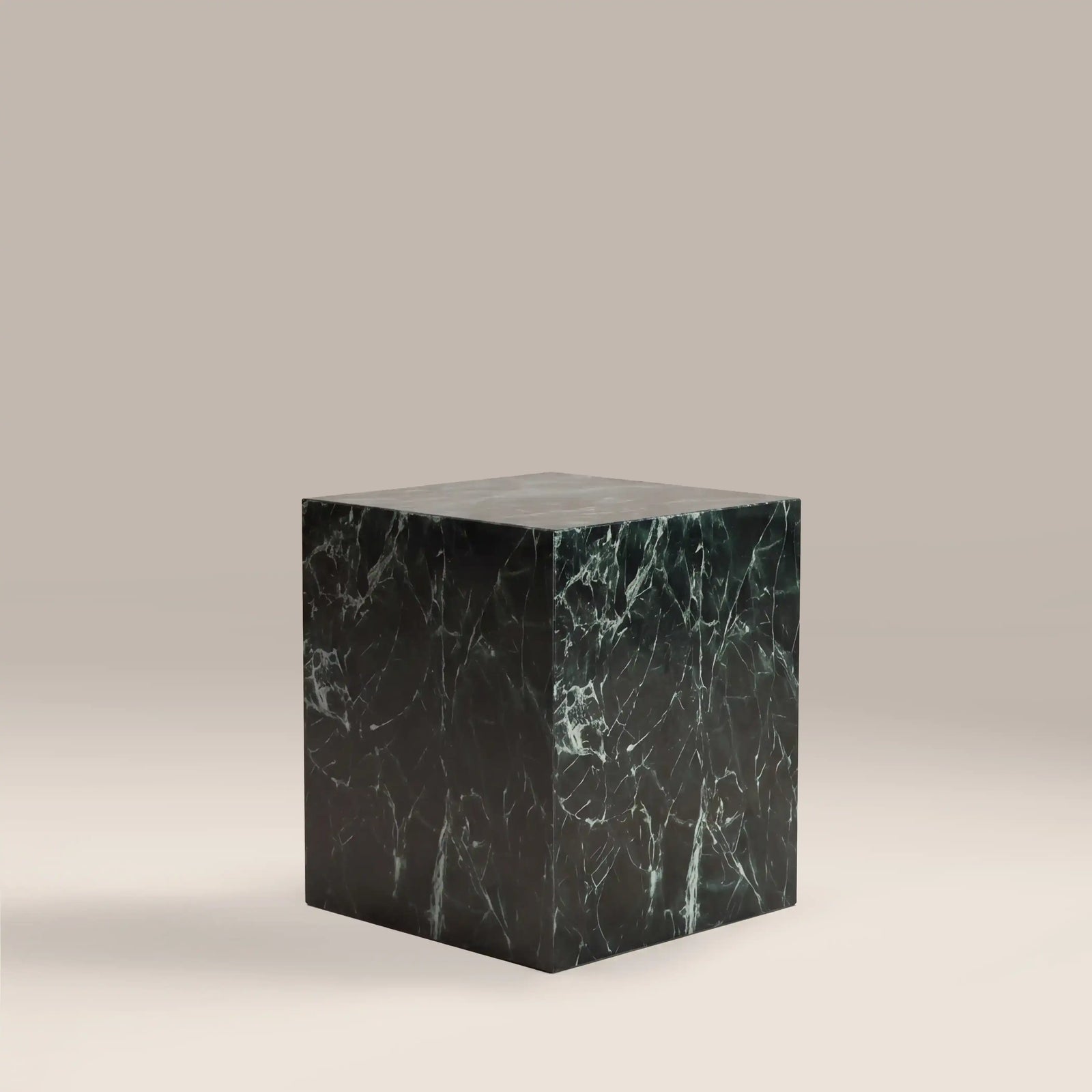 Casper Square Side Table | Emerald Green Marble