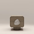 Aria 2 Drawer Wooden Bedside Table | French Riviera Marble & Walnut