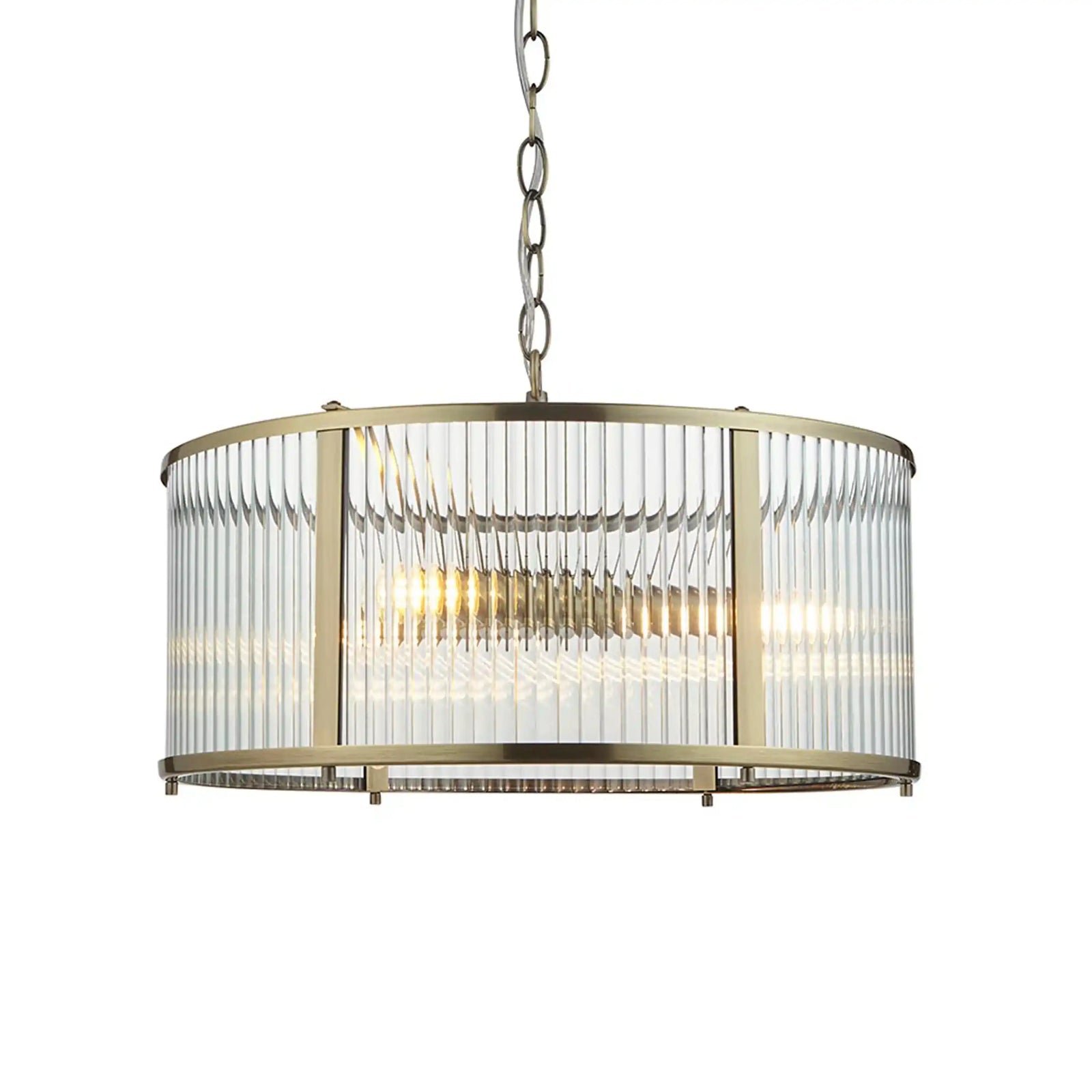 Ridgeton 3 Light Pendant Light | Brass