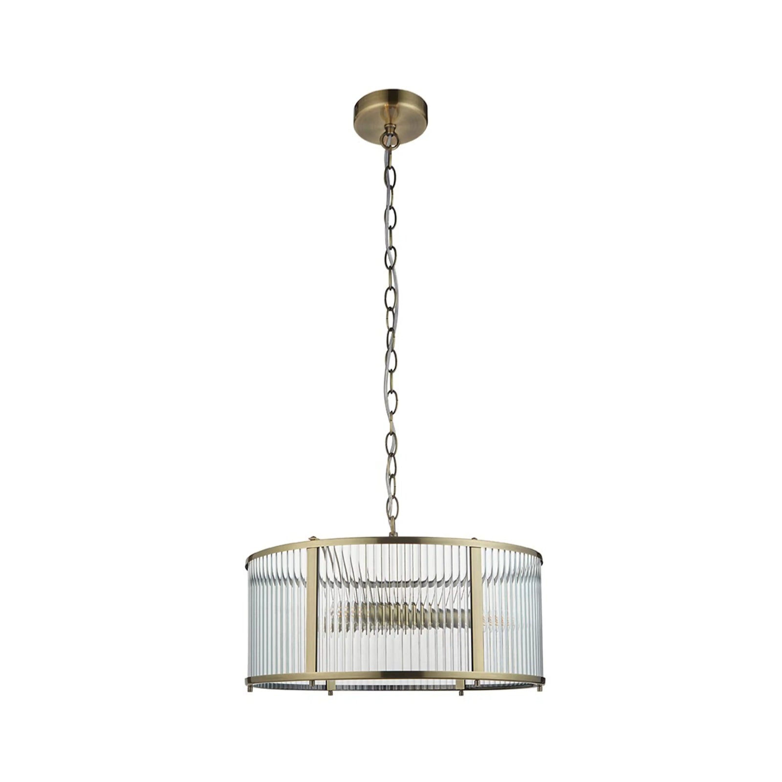 Ridgeton 3 Light Pendant Light | Brass