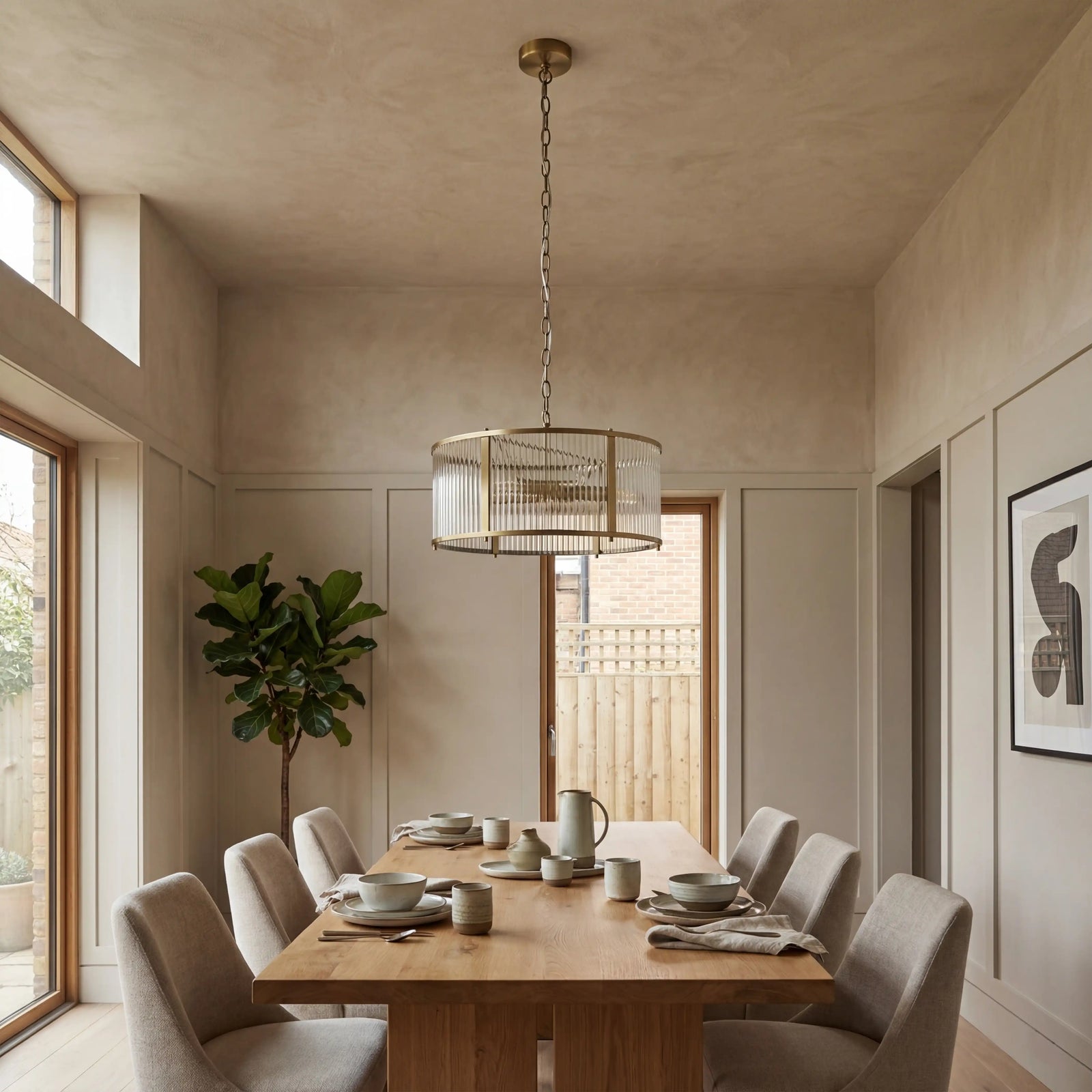 Ridgeton 3 Light Pendant Light | Brass