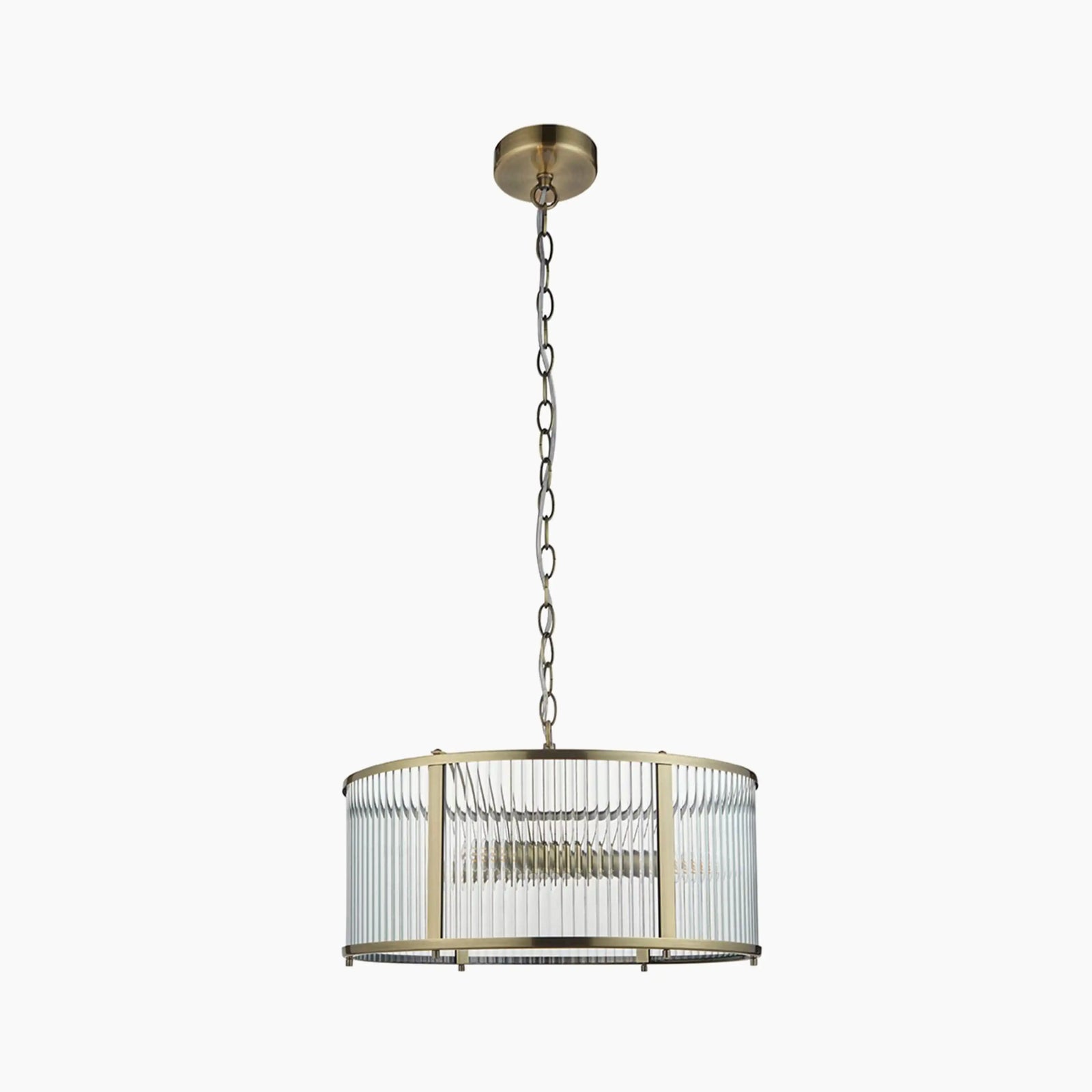 Ridgeton 3 Light Pendant Light | Brass