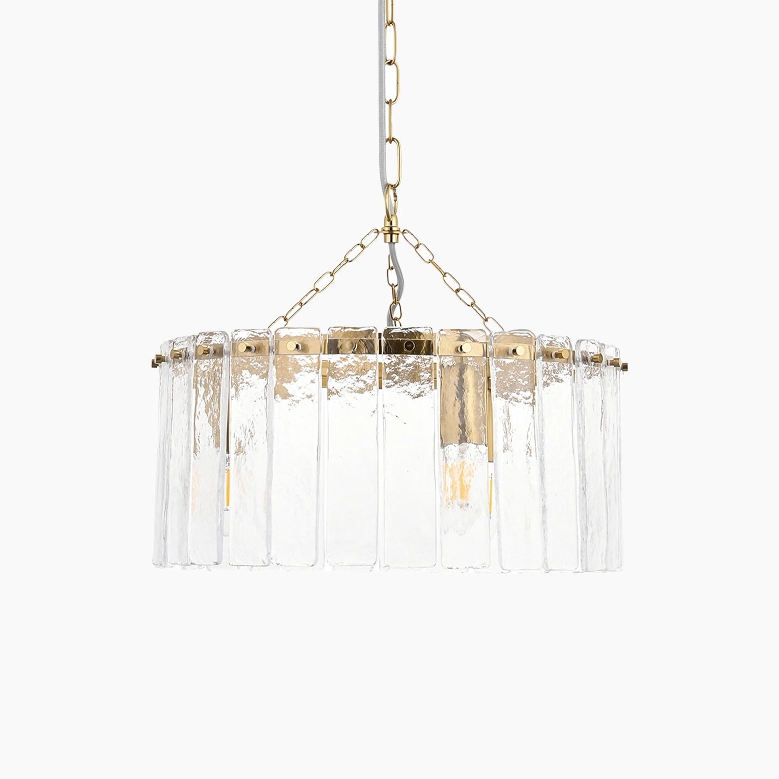 Melia 3 Light Pendant Light | Brass