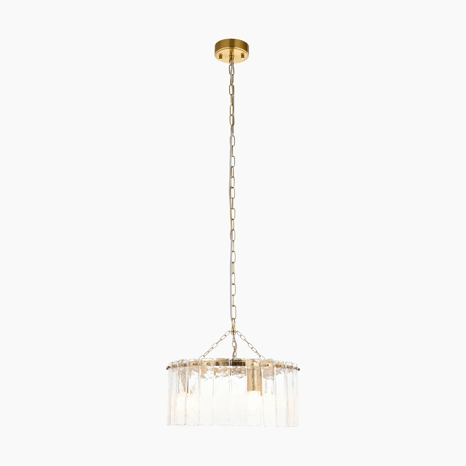 Melia 3 Light Pendant Light | Brass