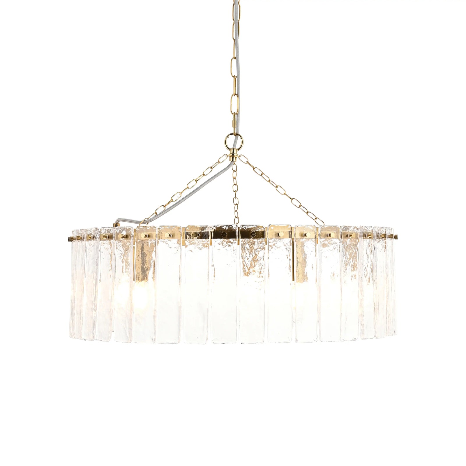 Melia 5 Light Pendant Light | Brass