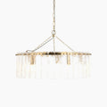 Melia 5 Light Pendant Light | Brass