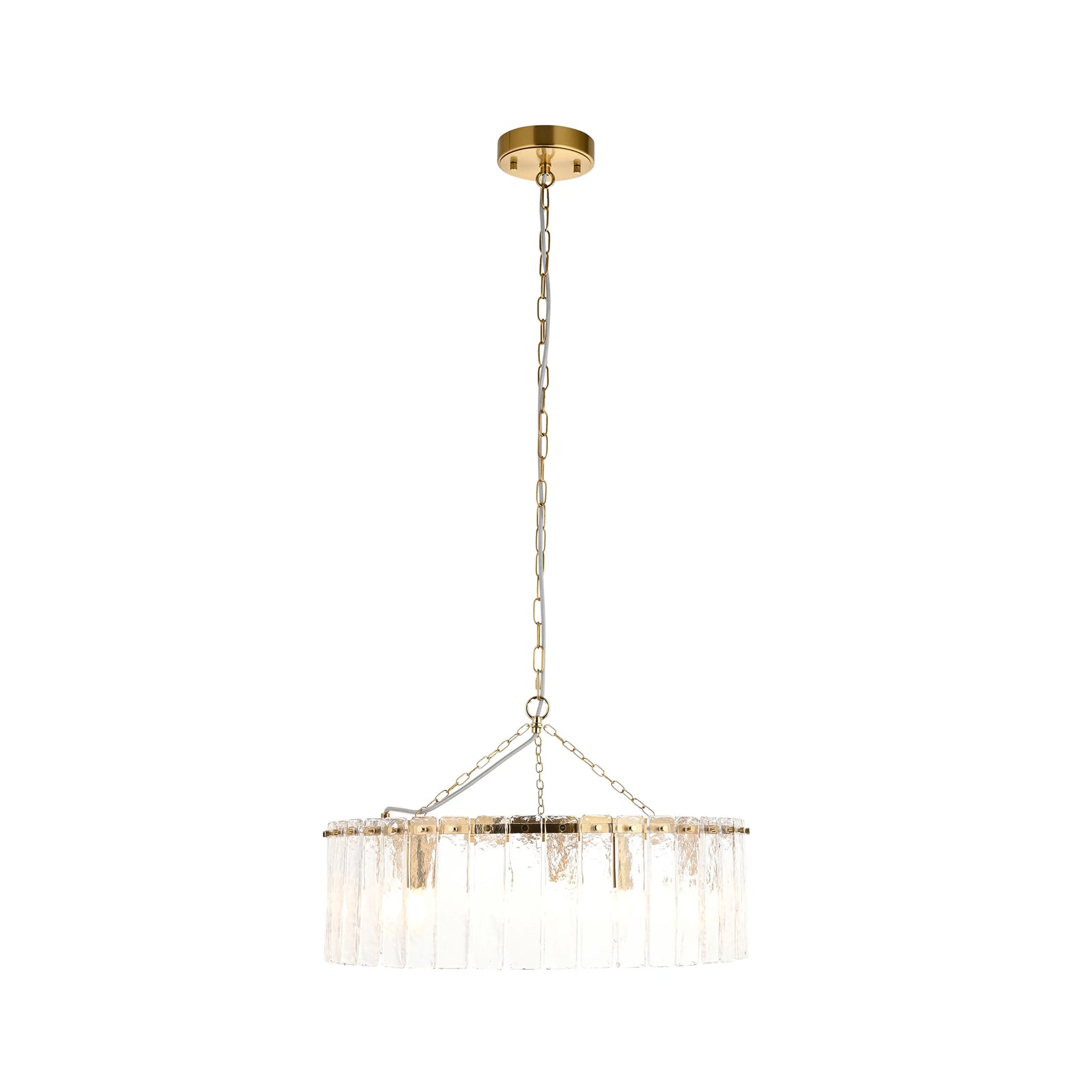 Melia 5 Light Pendant Light | Brass