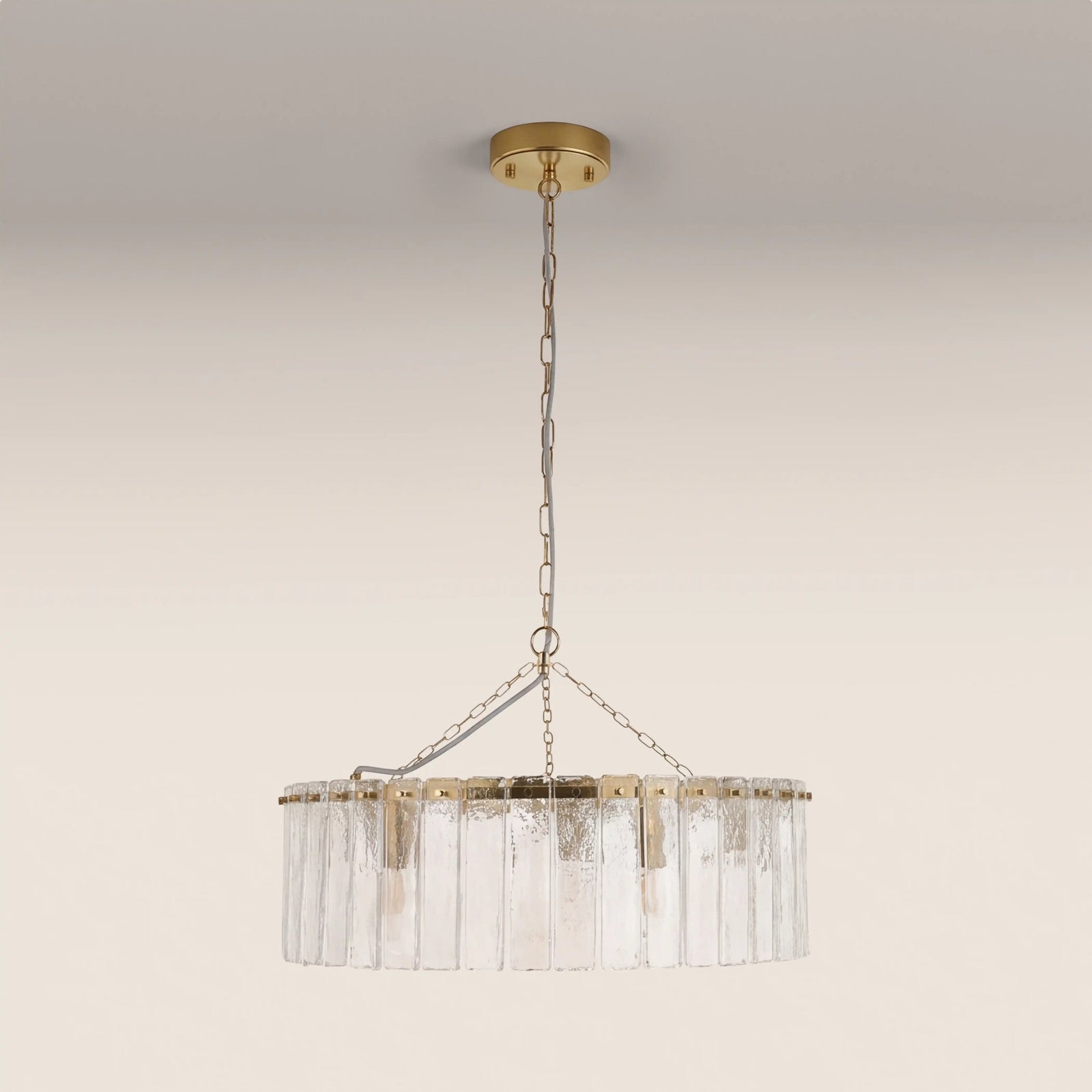 Melia 5 Light Pendant Light | Brass