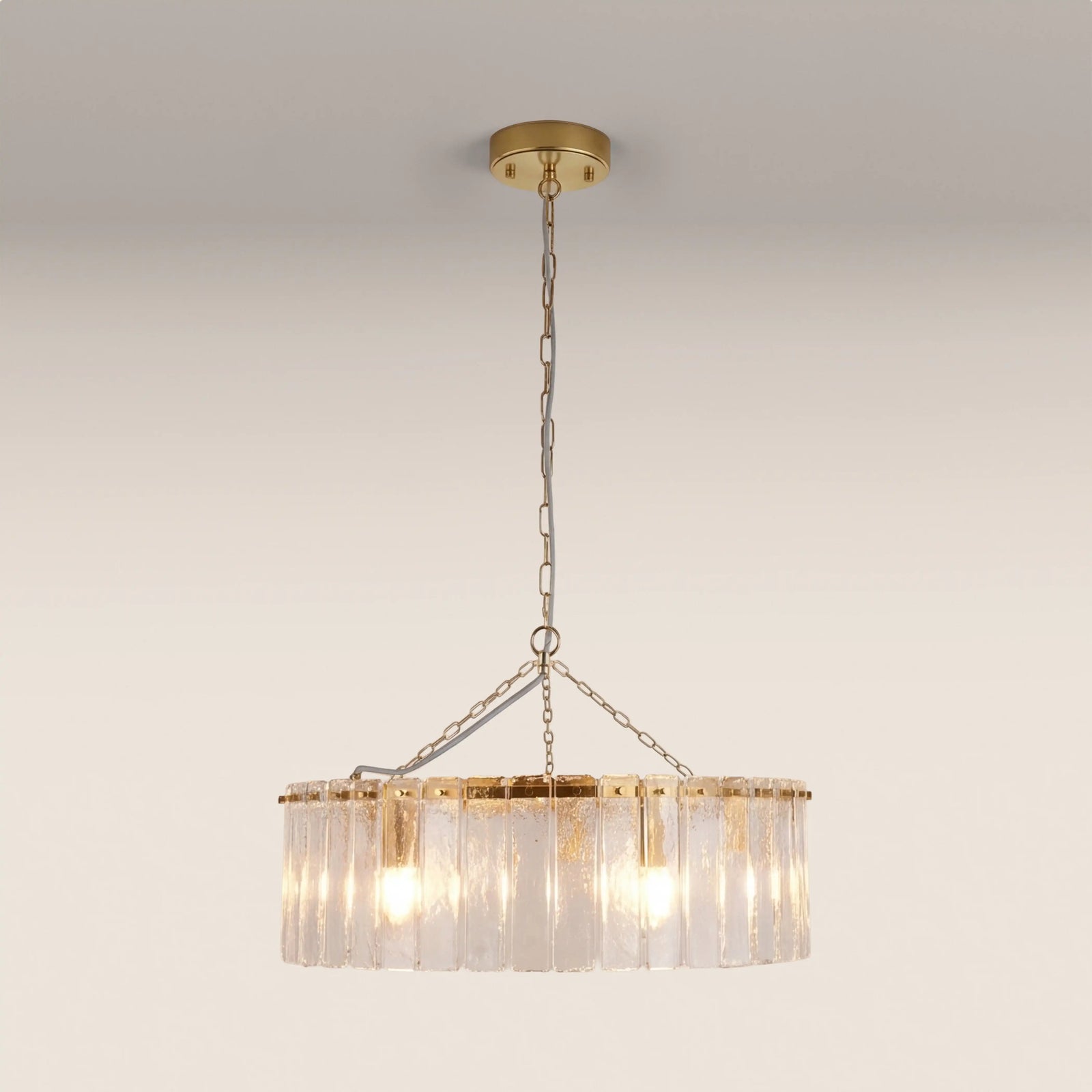 Melia 5 Light Pendant Light | Brass