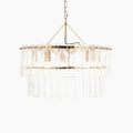 Melia 5 Light Tiered Pendant Light | Brass