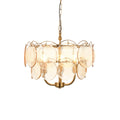 Lenora 3 Light Pendant Light | Champagne & Brass