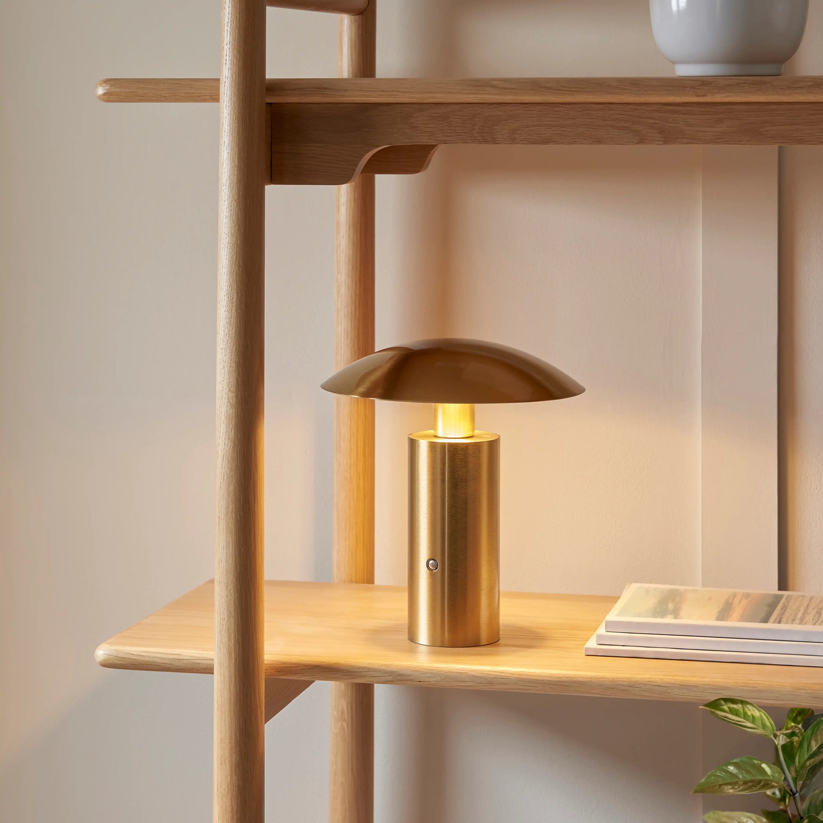 Raynes Rechargeable Table Lamp | Brass