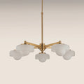 Parson 5 Light Pendant Light | Opal Glass & Brass