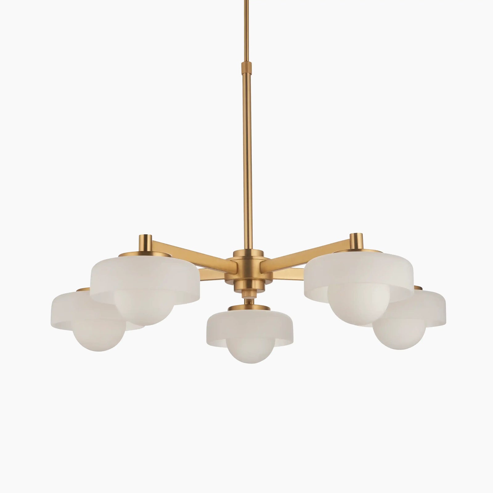 Allegra Pendant Light | Amber & Brass
