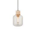 Nolan Pendant Light | Natural Travertine & Brass