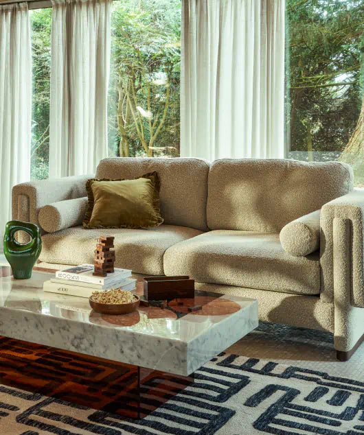 Matrix Hand Tufted Rug, Rust | Cult Furniture – Cult Furniture