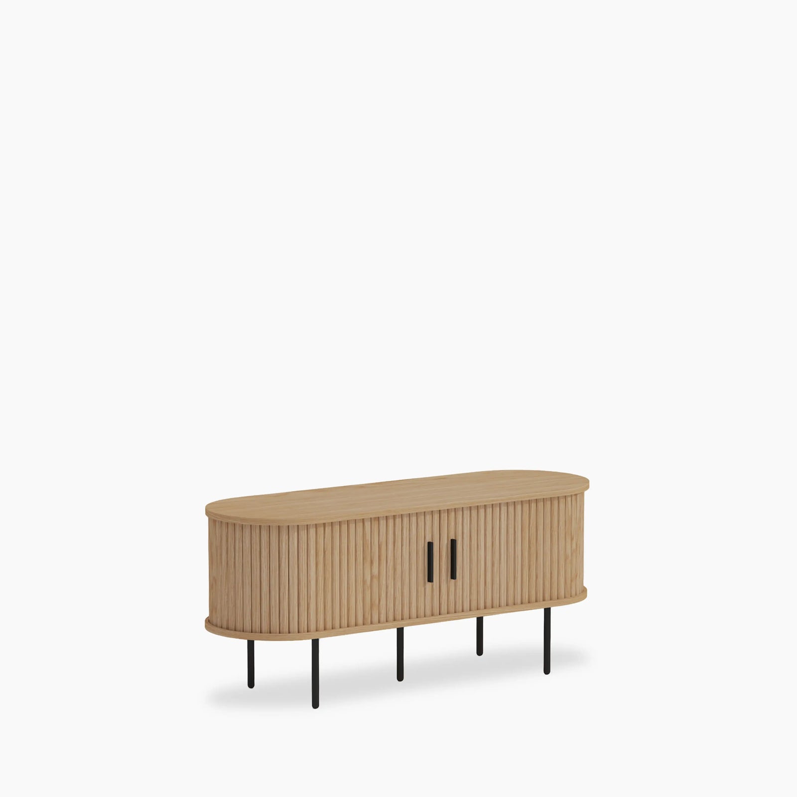 Mika Wooden TV Stand | Oak & Black
