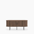 Mika Wooden TV Stand | Walnut & Black