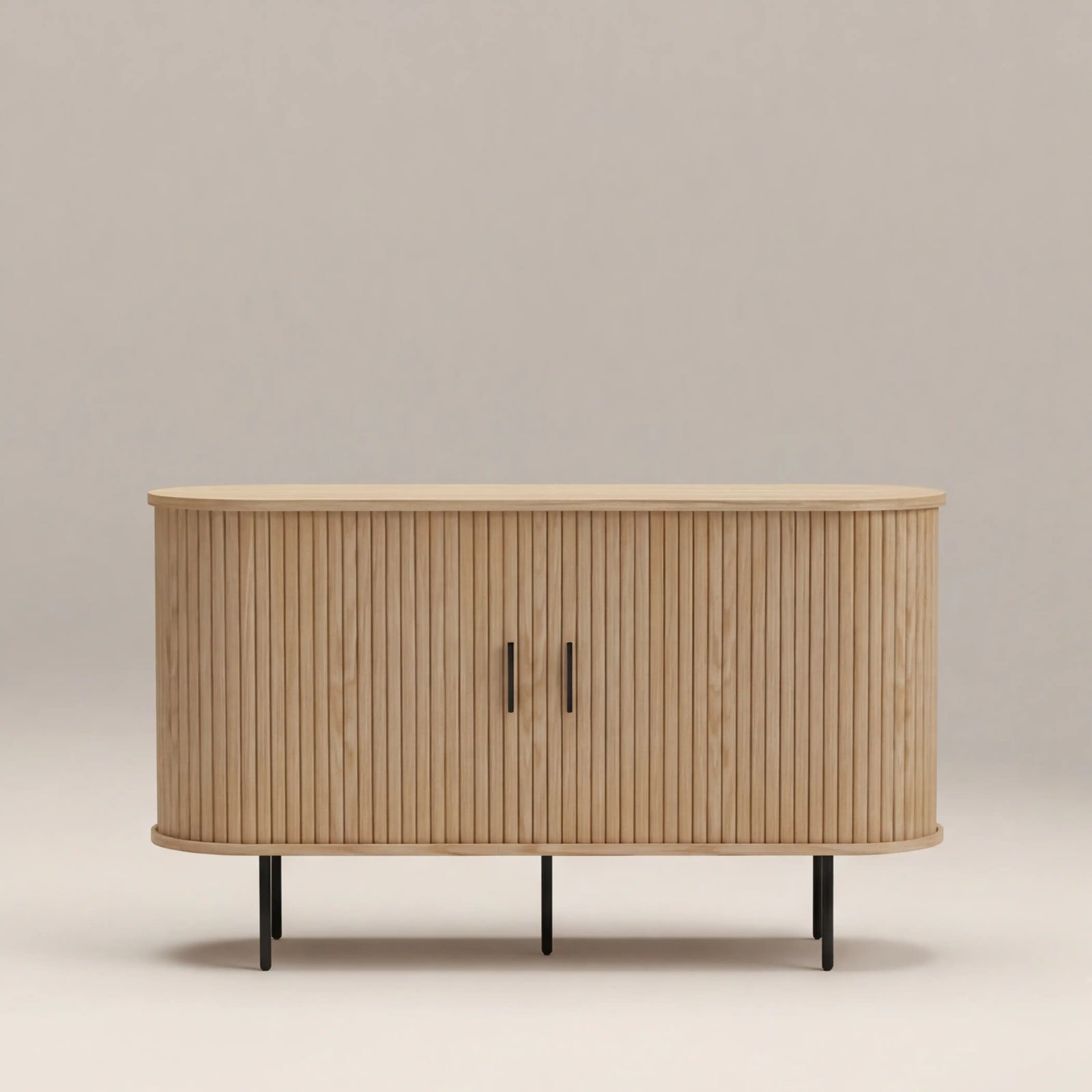 Mika Wooden Sideboard | Oak & Black