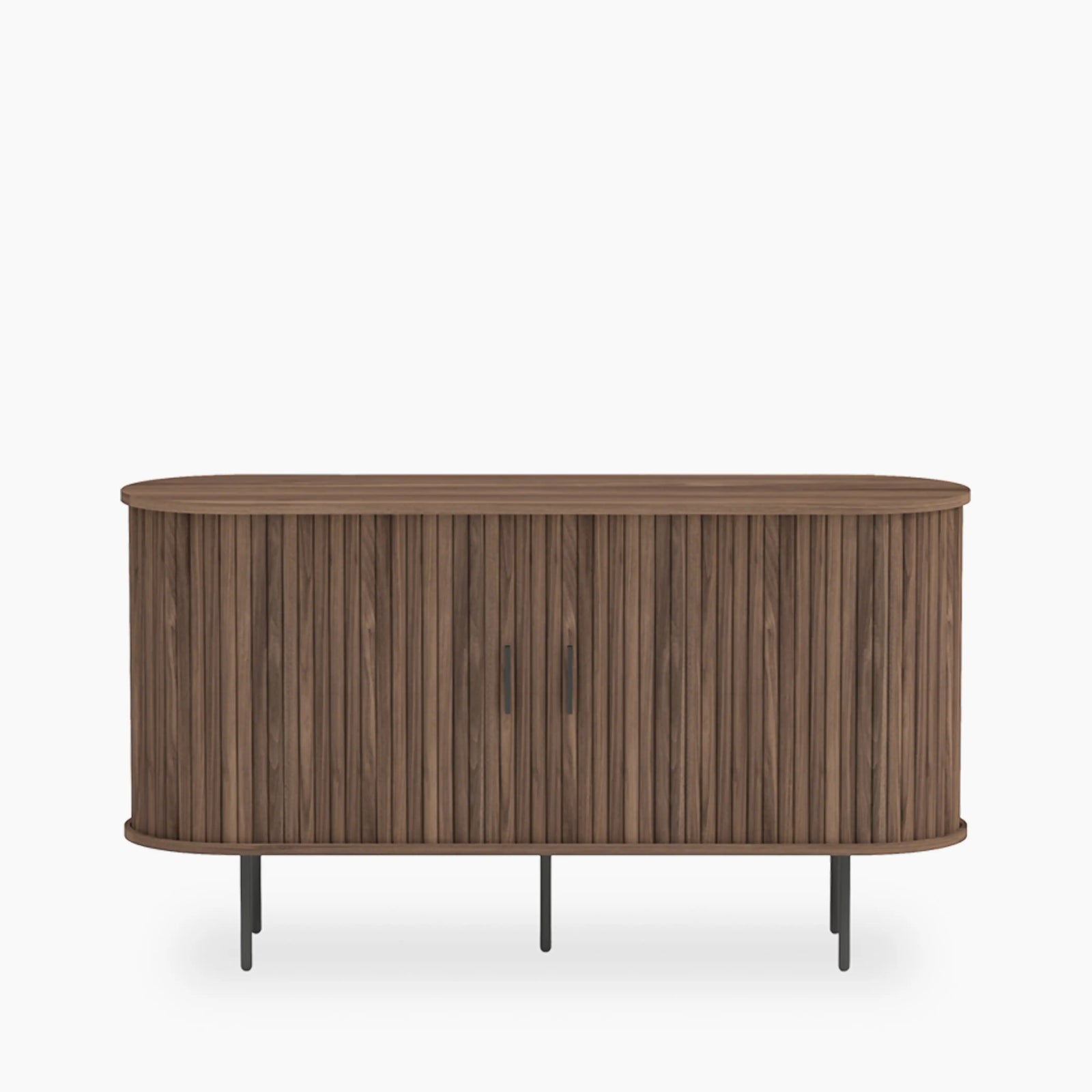 Mika Wooden Sideboard | Walnut & Black