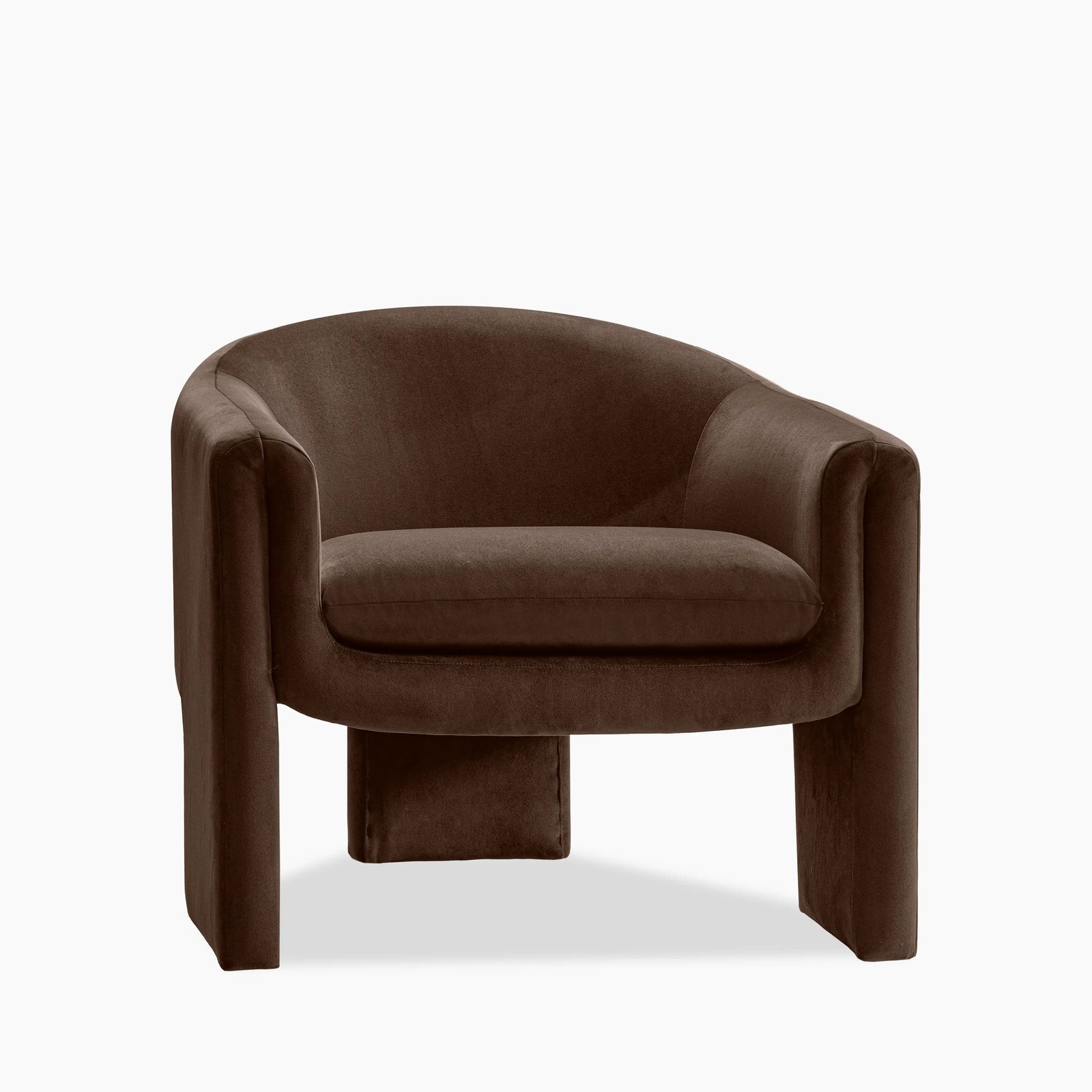 Findlay Armchair | Mocha Brown Sustainable Velvet