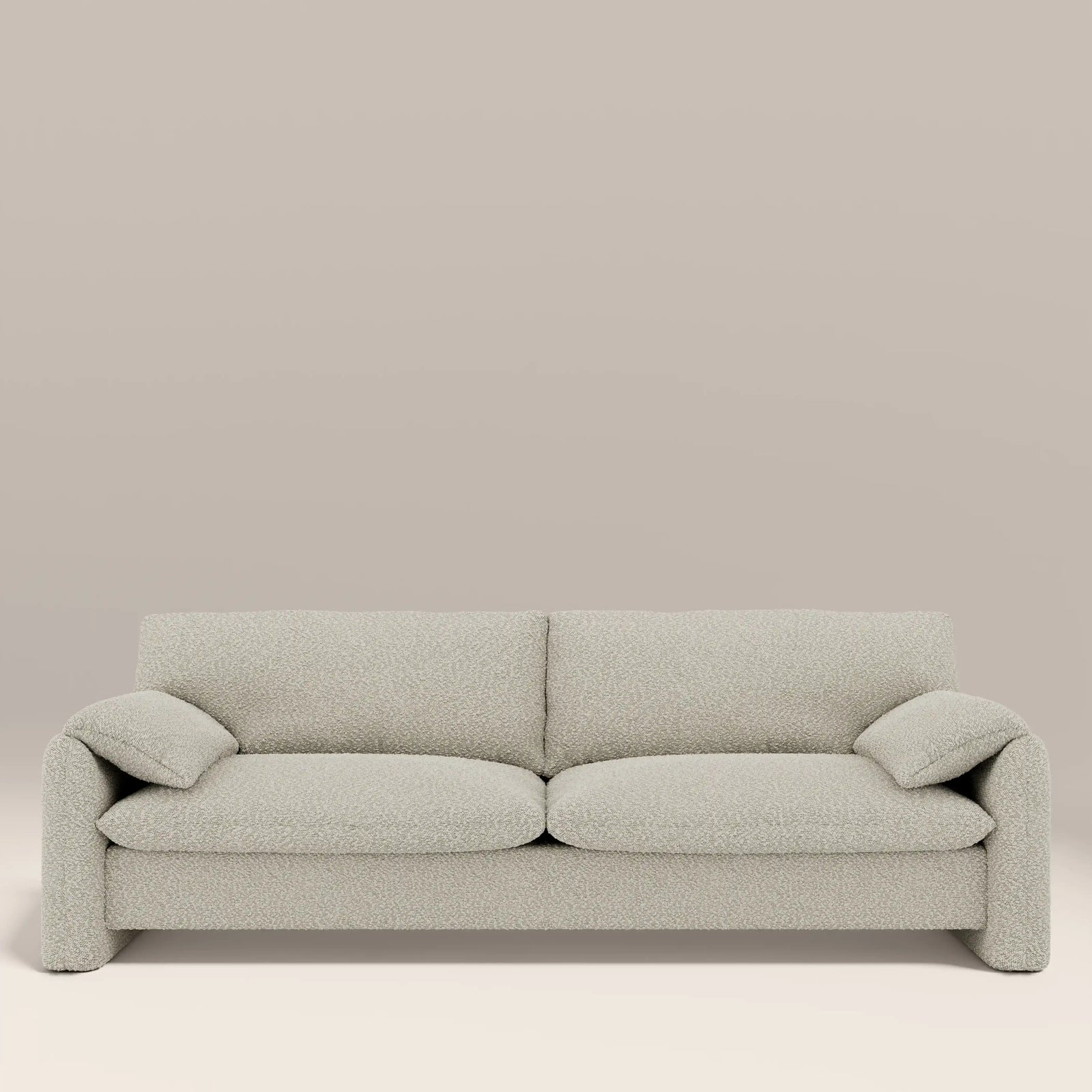 Haven 3 Seater Sofa | Speckled Stone Sustainable Boucle