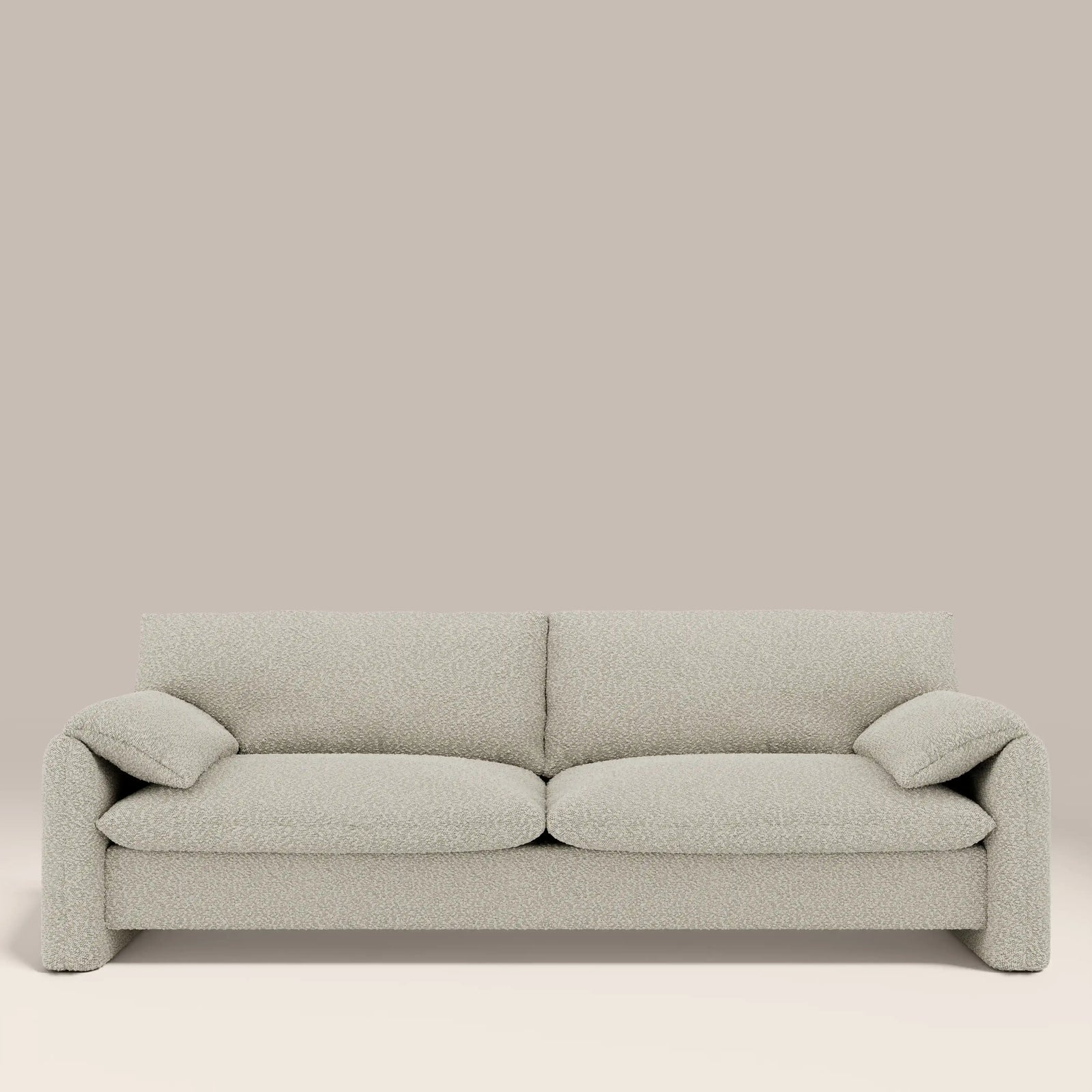 Haven 3 Seater Sofa | Speckled Stone Sustainable Boucle