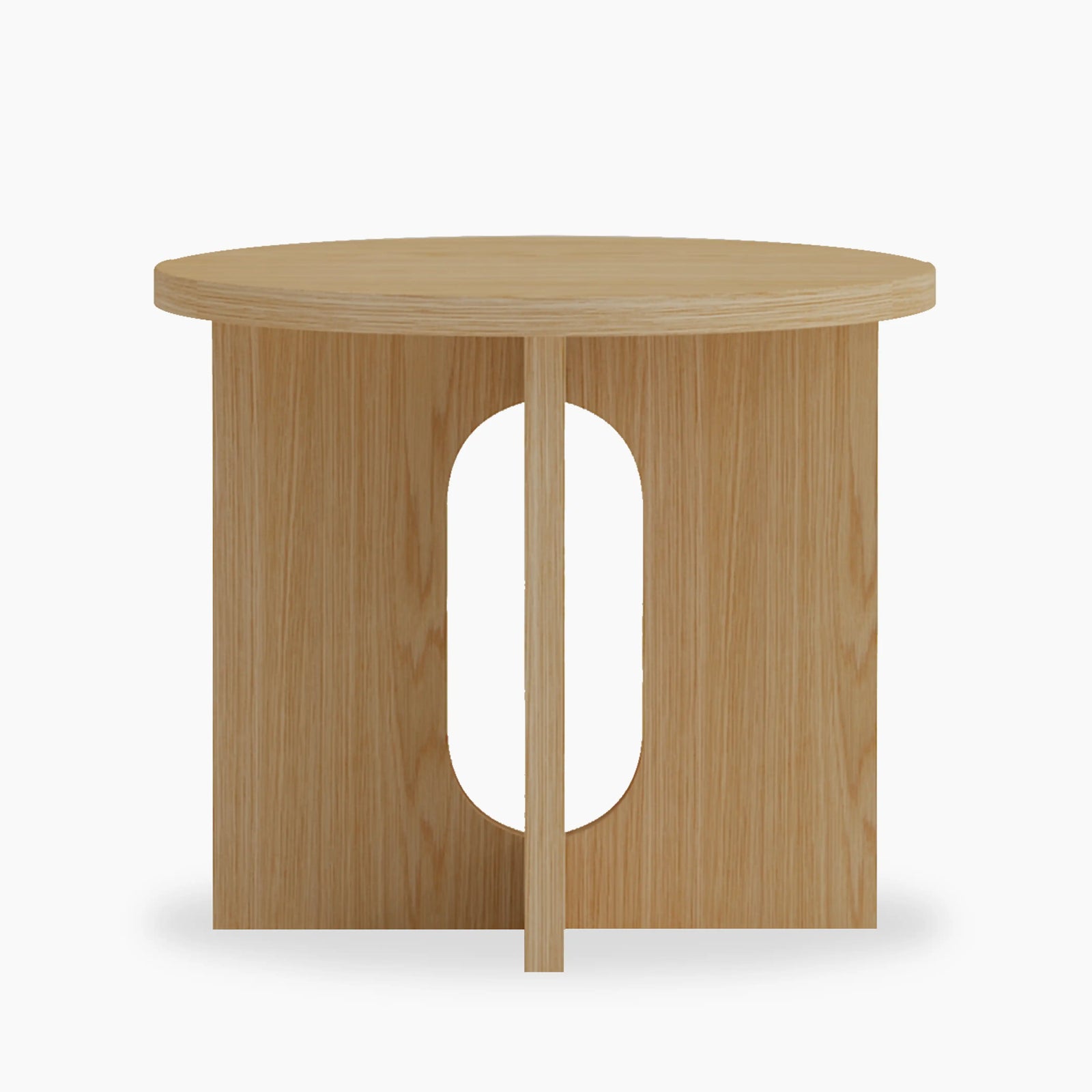Moreton Round Side Table | Oak Effect