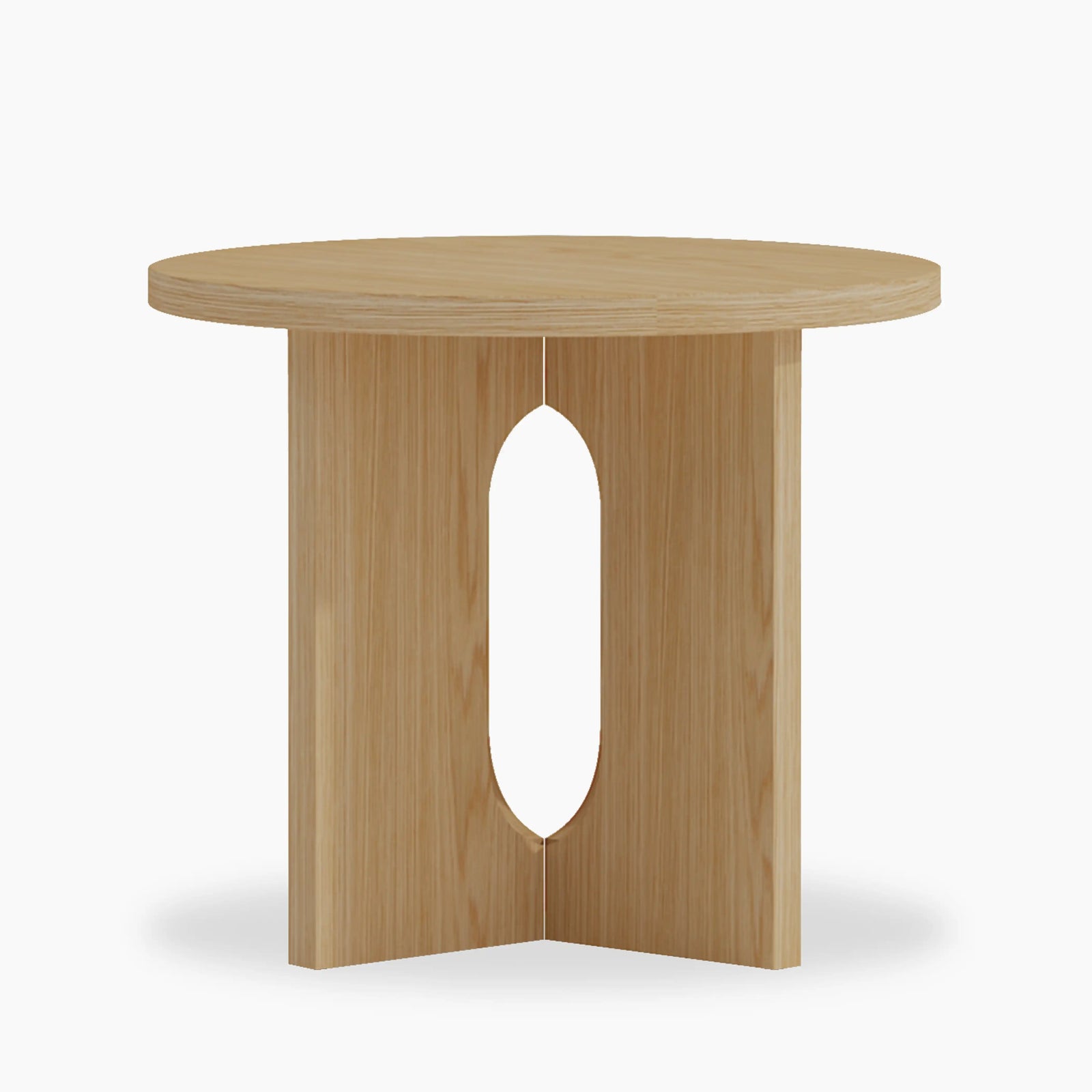 Moreton Round Side Table | Oak Effect