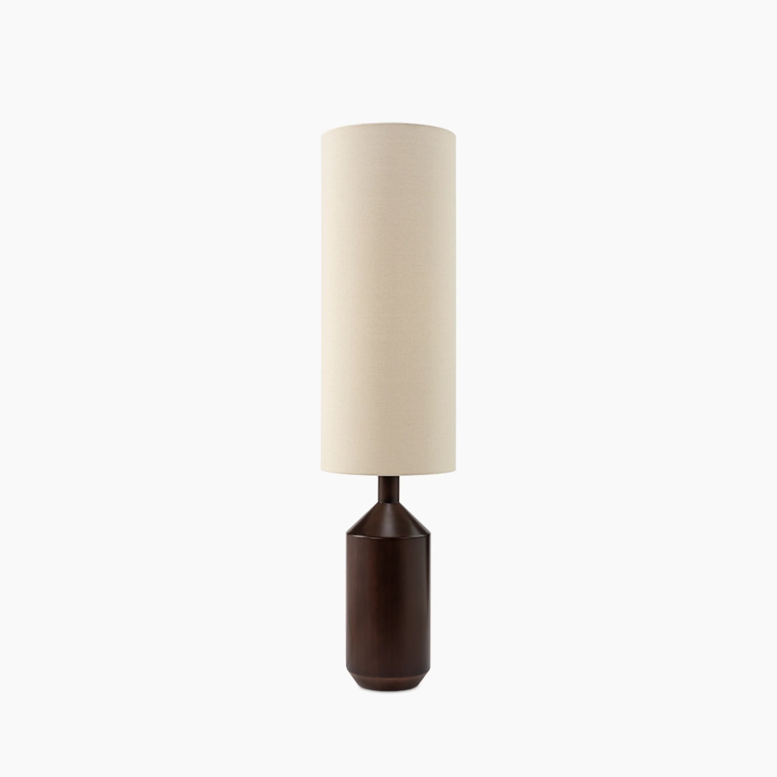 Wynter Floor Lamp | Natural Linen & Walnut