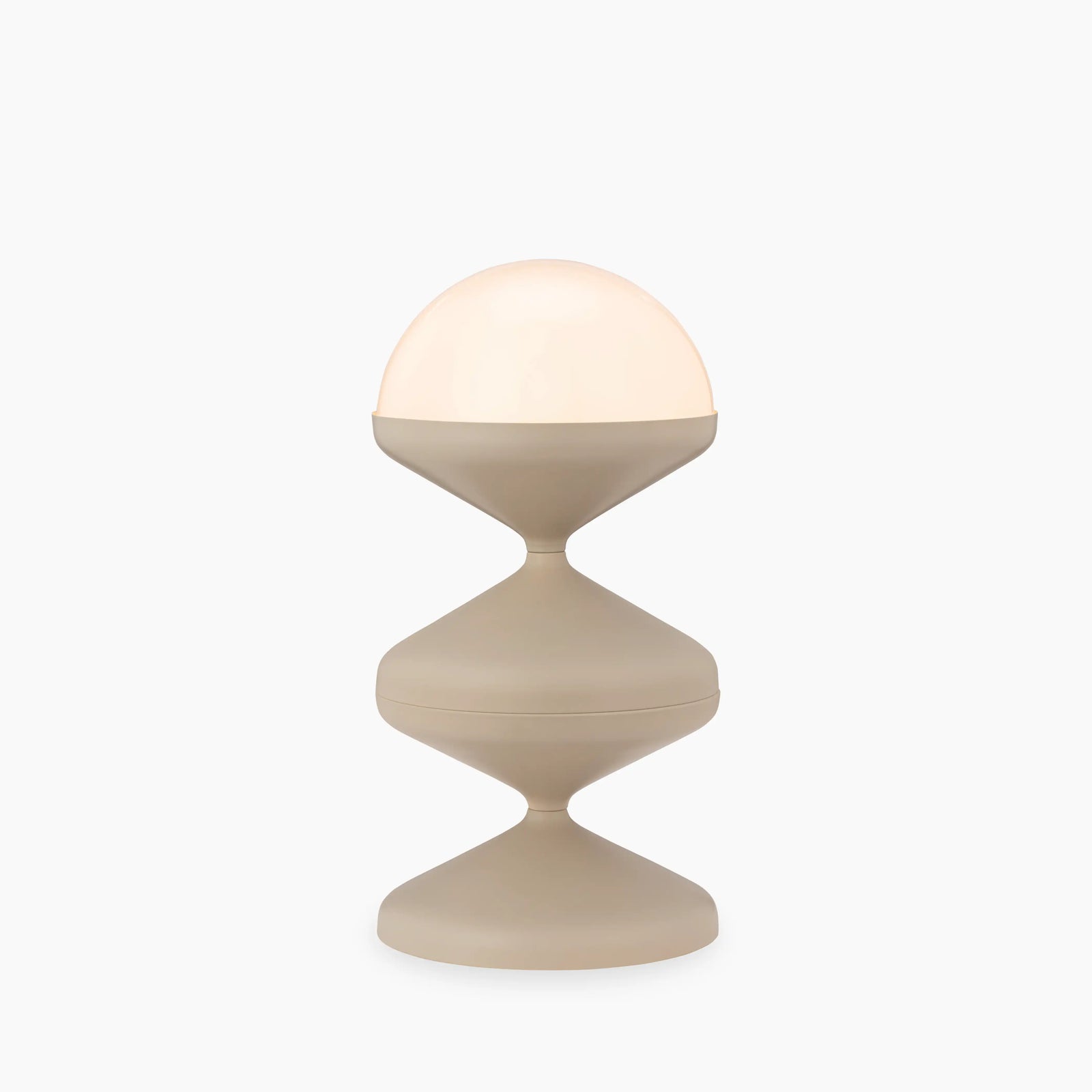 Brandon Table Lamp | Opaque & Taupe