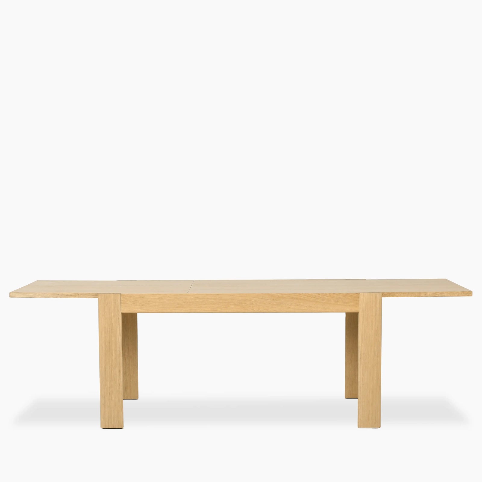 Ceva 6-10 Seat Rectangle Wooden Extendable Dining Table | Oak